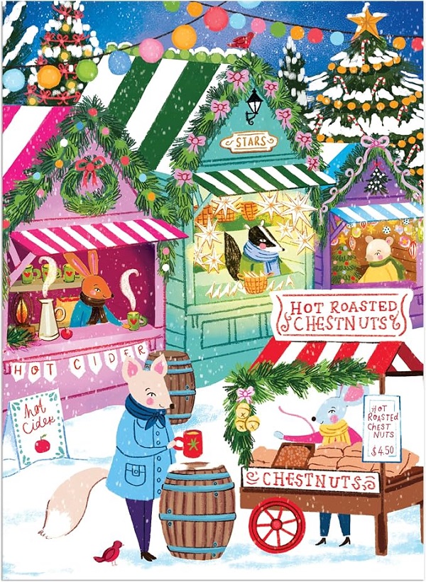 Imaginea produsului 'Puzzle ornament. Holiday Market. 130 piese'