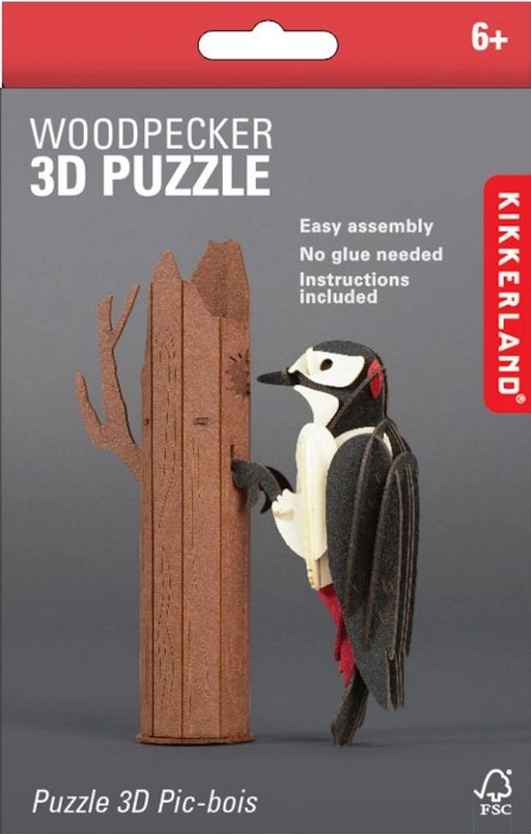 Imaginea produsului 'Puzzle 3D: Ciocănitoare'