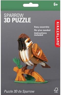 Imaginea produsului 'Puzzle 3D: Vrabie'