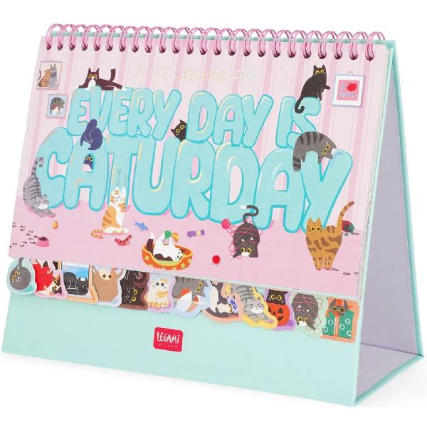 Calendar de birou 2027. Cats