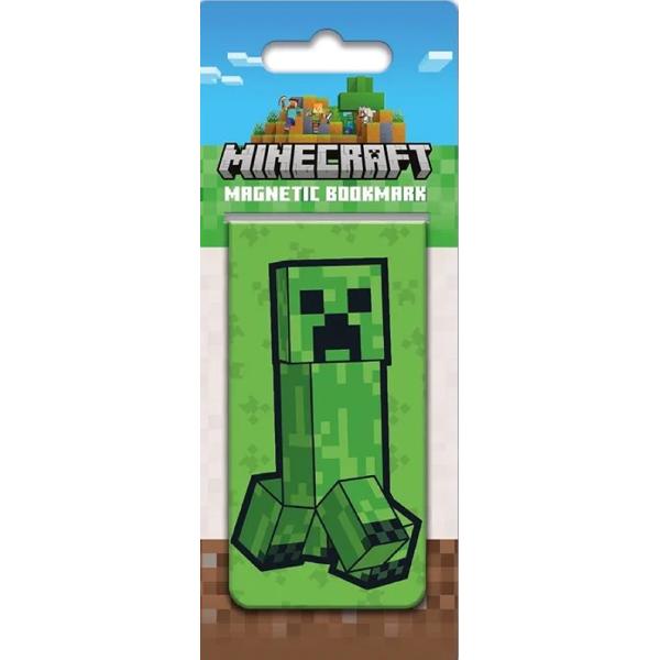 Semn de carte magnetic. Minecraft. Creeper