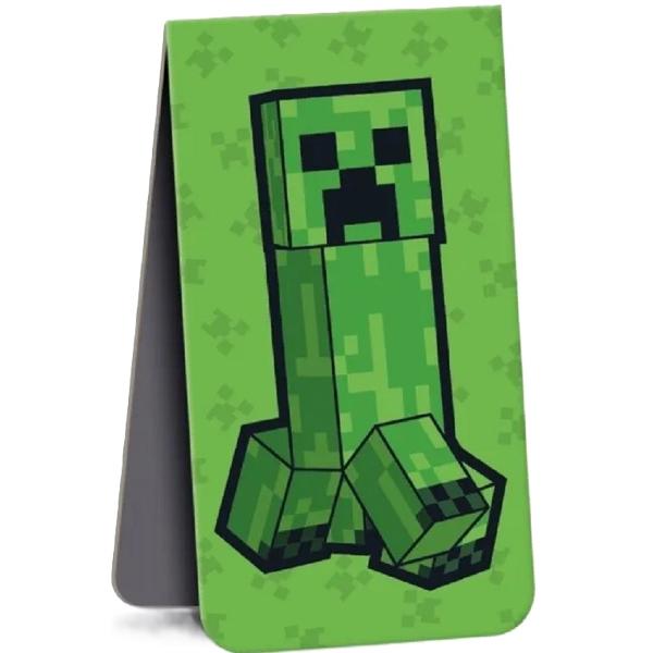 Semn de carte magnetic. Minecraft. Creeper