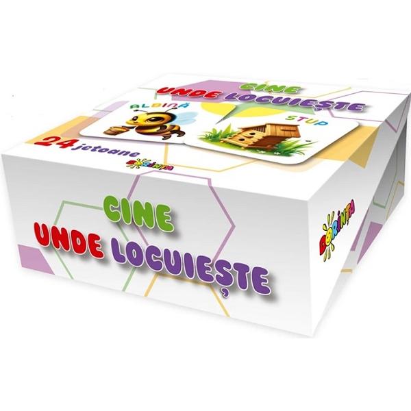 Cine unde locuieste. 24 jetoane