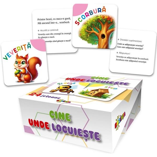 Cine unde locuieste. 24 jetoane