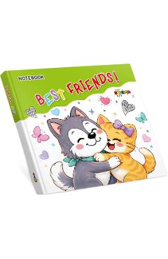 Coperta cărții 'Notebook. Best Friends!'