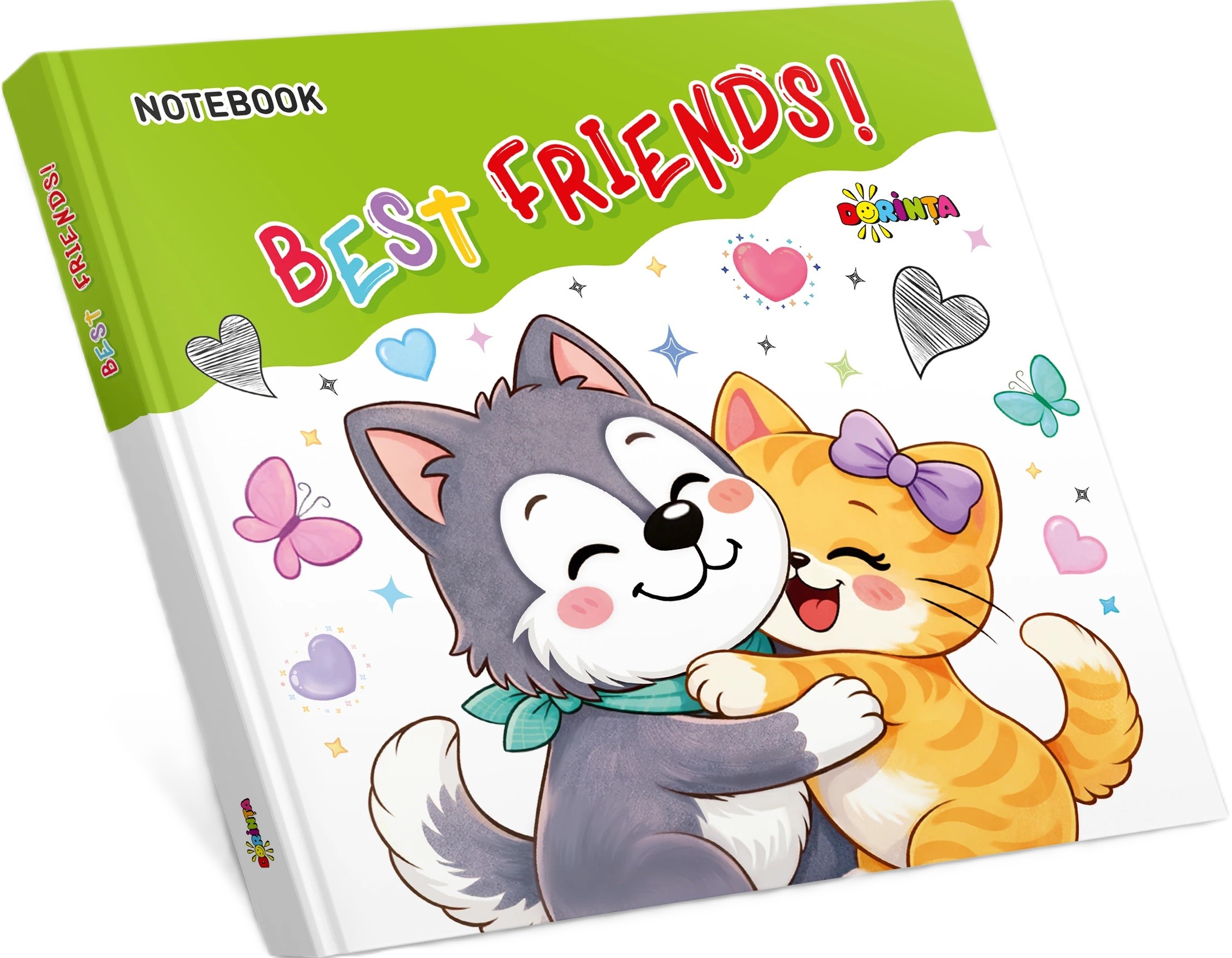 Coperta cărții 'Notebook. Best Friends!'