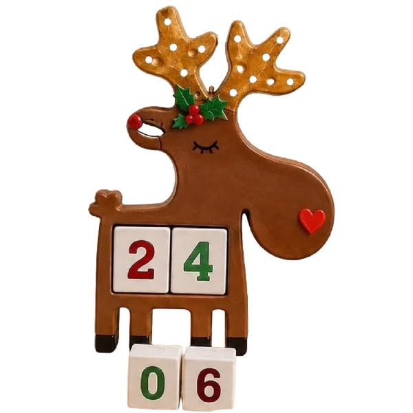 Kit creativ: Calendar ren. Ceramica pentru pictat
