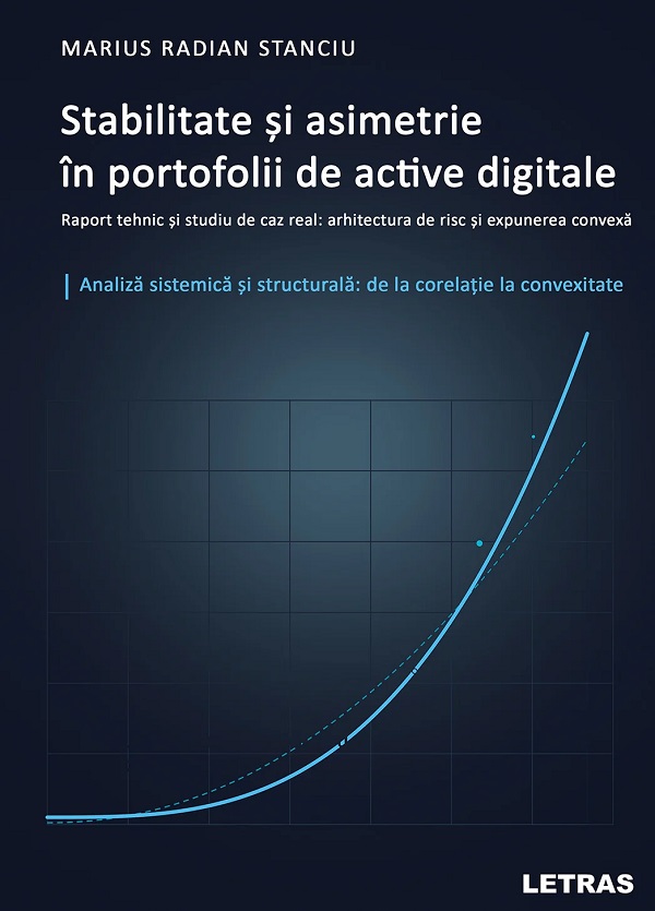 Stabilitate și asimetrie în portofolii de active digitale de Marius Radian Stanciu - Coperta cărții