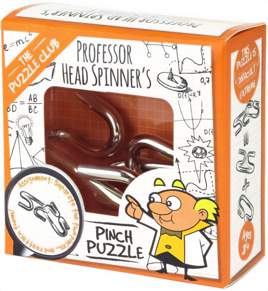 Imaginea produsului 'Mini puzzle mecanic: Professor Head Spinner. Pinch Puzzle'