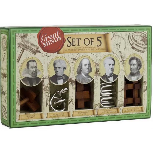 Puzzle mecanic: Set of 5 puzzle. Compendium