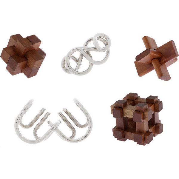 Puzzle mecanic: Set of 5 puzzle. Compendium