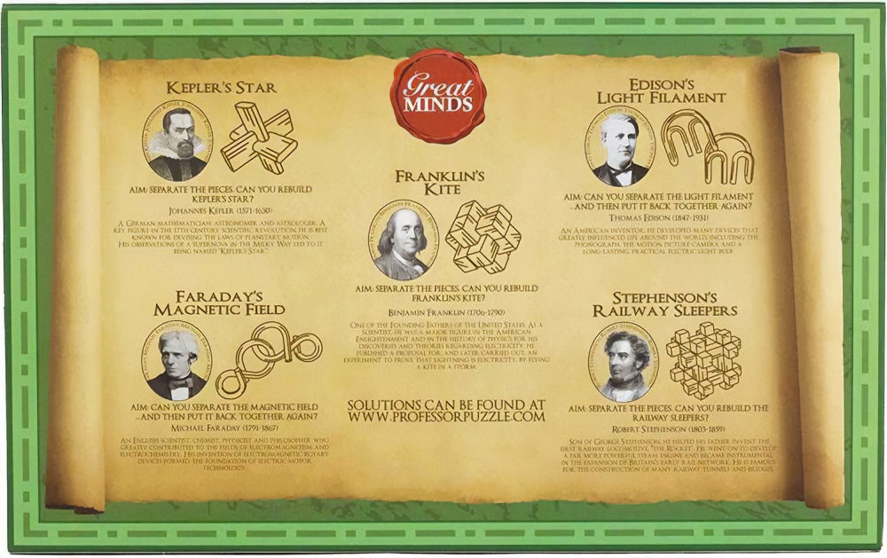 Imaginea produsului 'Puzzle mecanic: Set of 5 puzzle. Compendium'