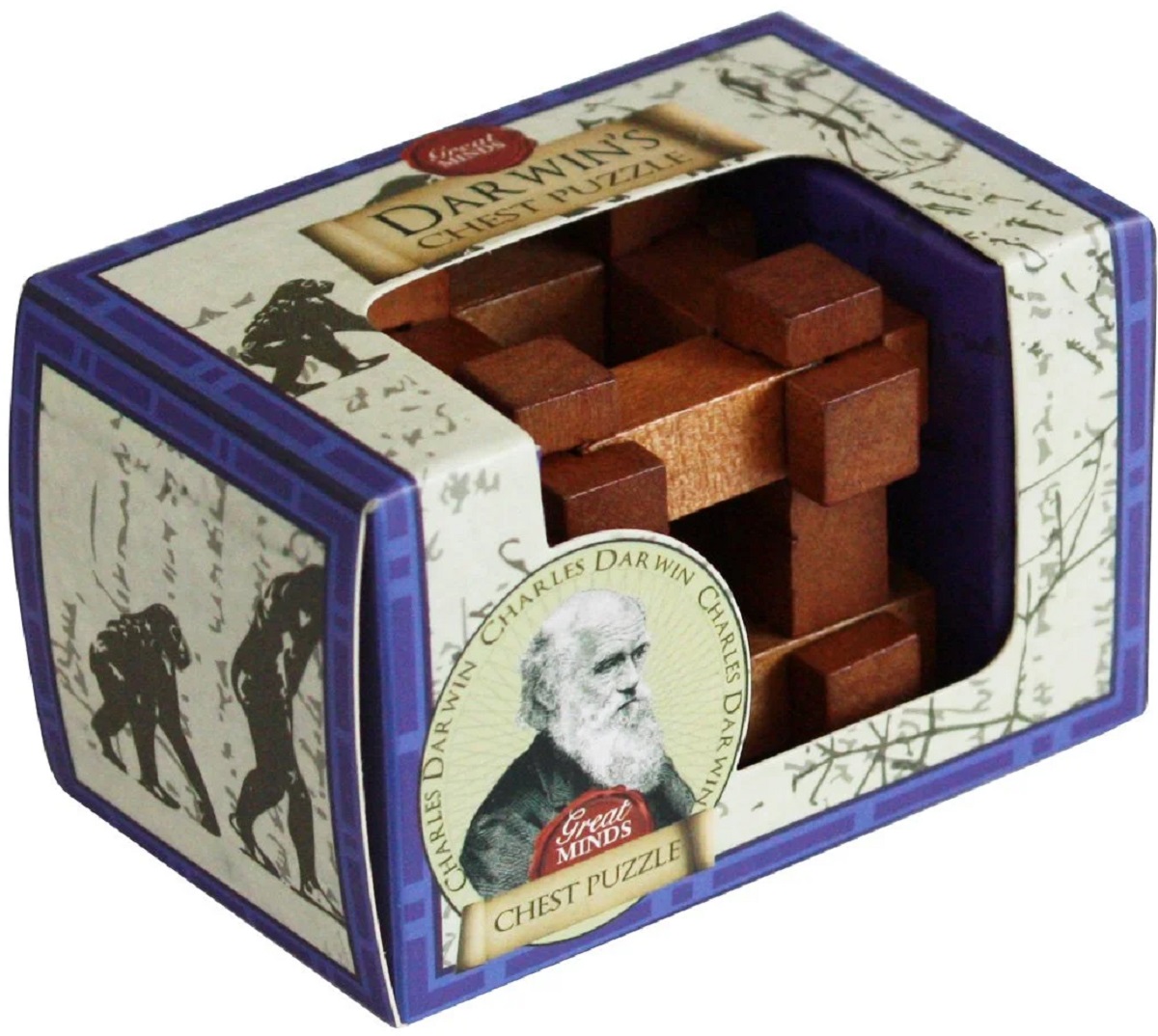 Imaginea produsului 'Mini puzzle mecanic. Great Minds: Darwin's Cross Puzzle'
