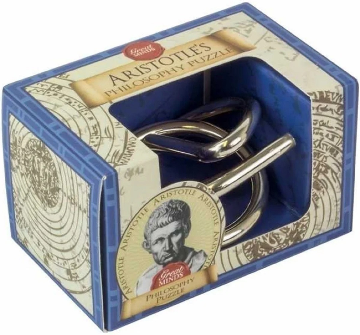 Imaginea produsului 'Mini puzzle mecanic. Great Minds: Aristotle’s Philosophy Puzzle'