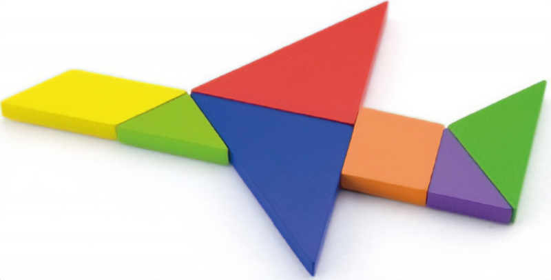 Imaginea produsului 'Joc: Tangram magnetic 35 piese'