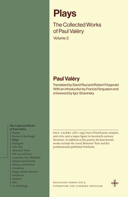 Coperta cărții 'Plays: The Collected Works of Paul Valéry, Volume 3 - Paul Valéry'