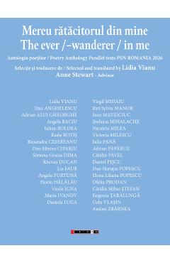 Coperta cărții 'Mereu rătăcitorul din mine / The ever / -wanderer / in me. Antologia poeților'