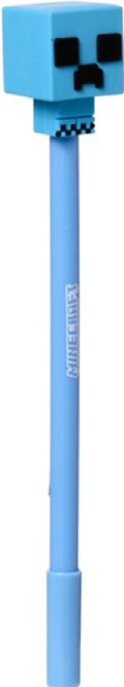 Imaginea produsului 'Pix cu stergere si topper Minecraft. Bleu'