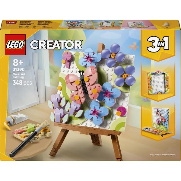 Lego Creator 3 in 1: Tablou decorativ cu arta florala