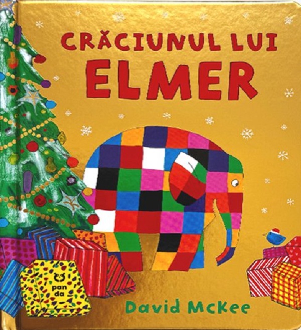 Coperta cărții 'Crăciunul lui Elmer - David McKee'