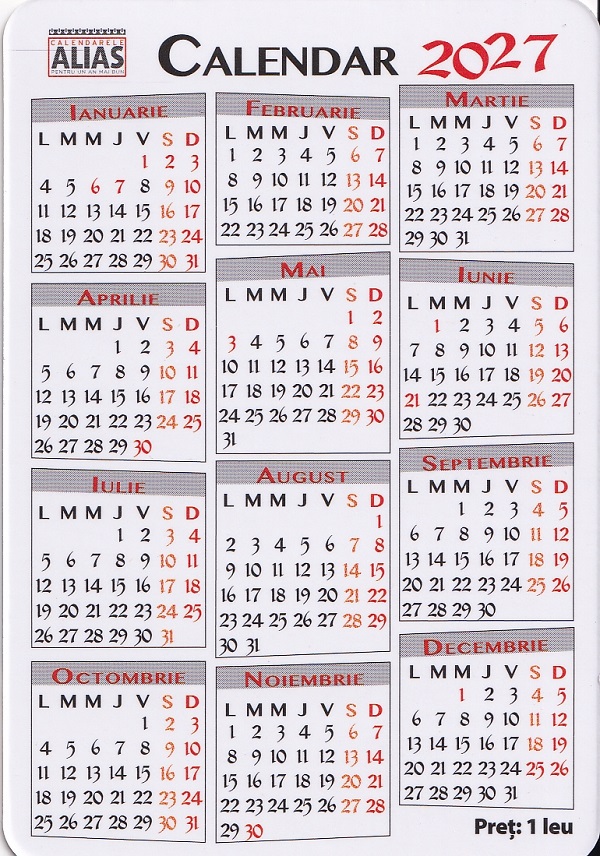 Imaginea produsului 'Calendar de buzunar: Pisici juniors 2027'