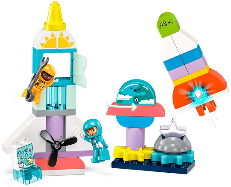 Imaginea produsului 'Lego Duplo: Aventură cu naveta spațială 3 în 1'