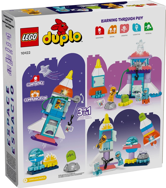 Imaginea produsului 'Lego Duplo: Aventură cu naveta spațială 3 în 1'
