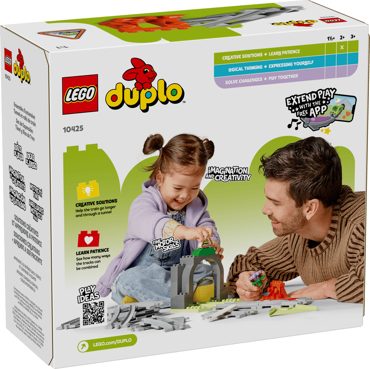 Imaginea produsului 'Lego Duplo. Set de extindere tunel cu șine de cale ferată'