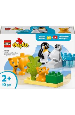 Imaginea produsului 'Lego Duplo: Familii de animale sălbatice. Pinguini și lei'