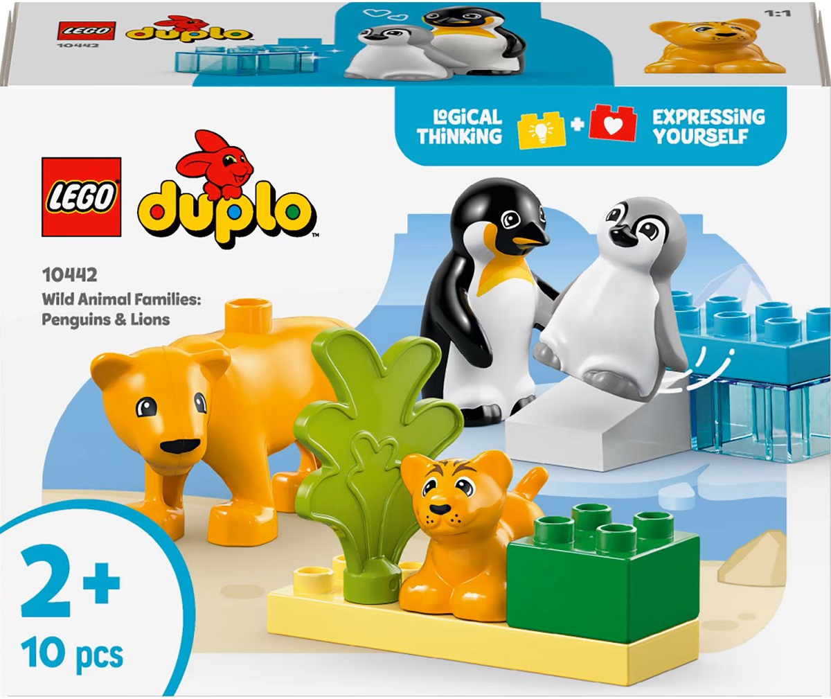Imaginea produsului 'Lego Duplo: Familii de animale sălbatice. Pinguini și lei'