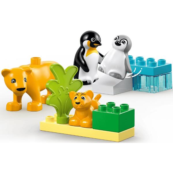 Lego Duplo: Familii de animale salbatice. Pinguini si lei