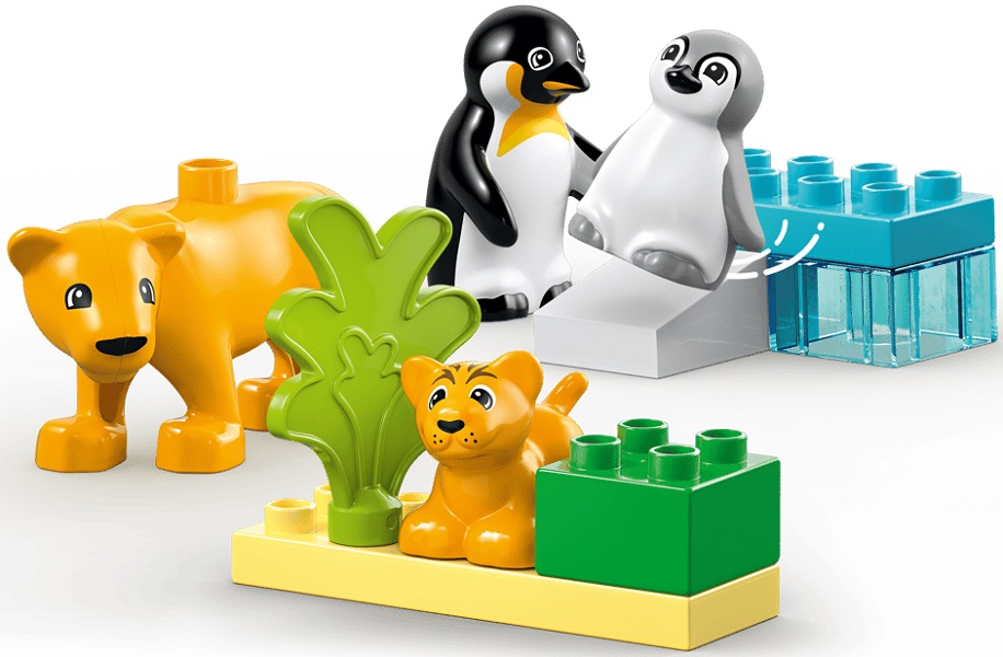 Imaginea produsului 'Lego Duplo: Familii de animale sălbatice. Pinguini și lei'