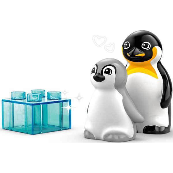 Lego Duplo: Familii de animale salbatice. Pinguini si lei