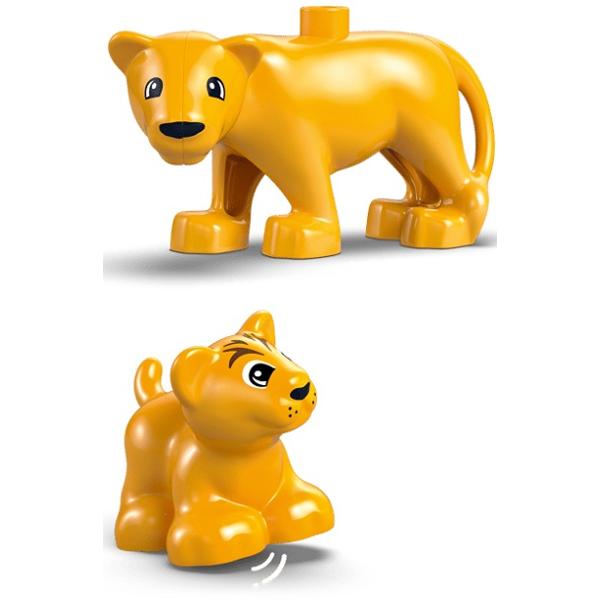 Lego Duplo: Familii de animale salbatice. Pinguini si lei