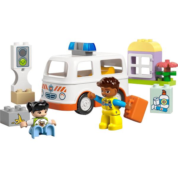 Lego Duplo: Ambulanta si sofer