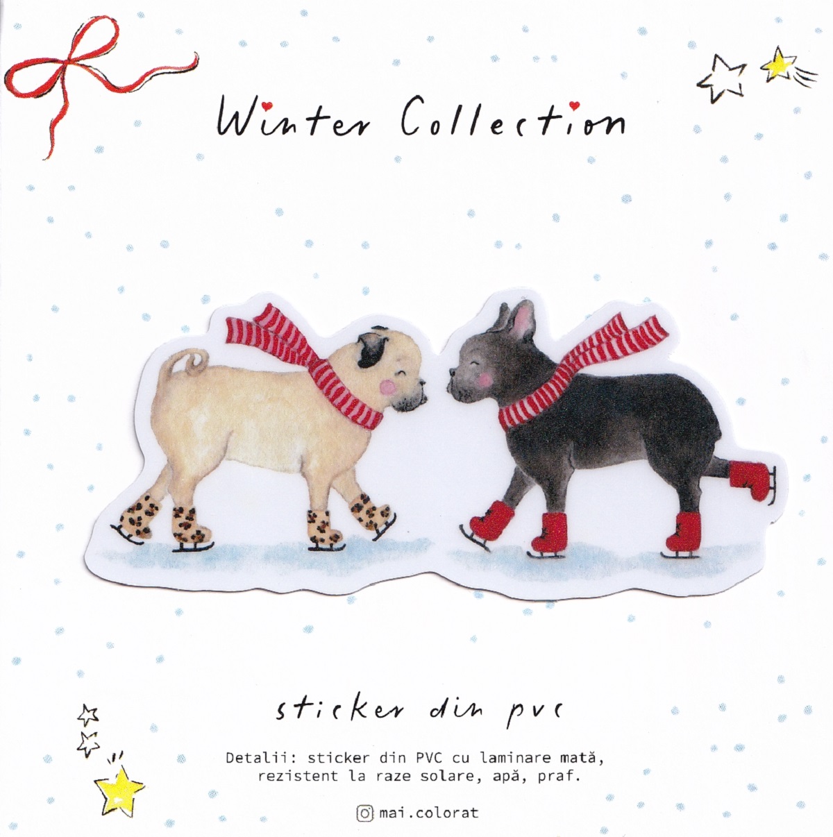 Imaginea produsului 'Sticker: Dancing with snowflakes. Mai Colorat'