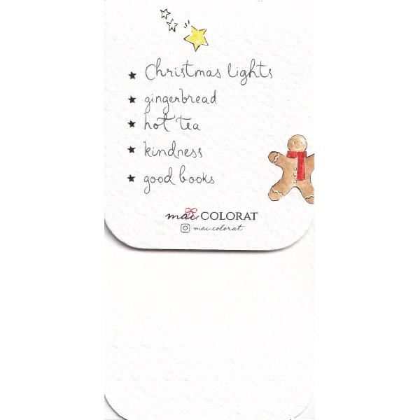 Semn de carte cu magnet: Turta dulce
