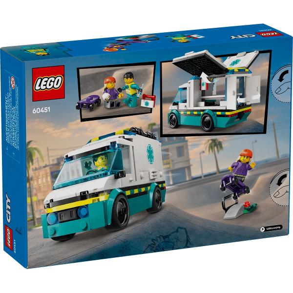 Lego Creator 3 in 1: Ambulanta de urgente