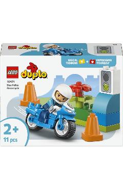 Imaginea produsului 'Lego Duplo: Motocicletă albastră de poliție'