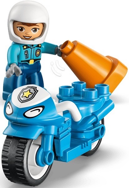 Imaginea produsului 'Lego Duplo: Motocicletă albastră de poliție'