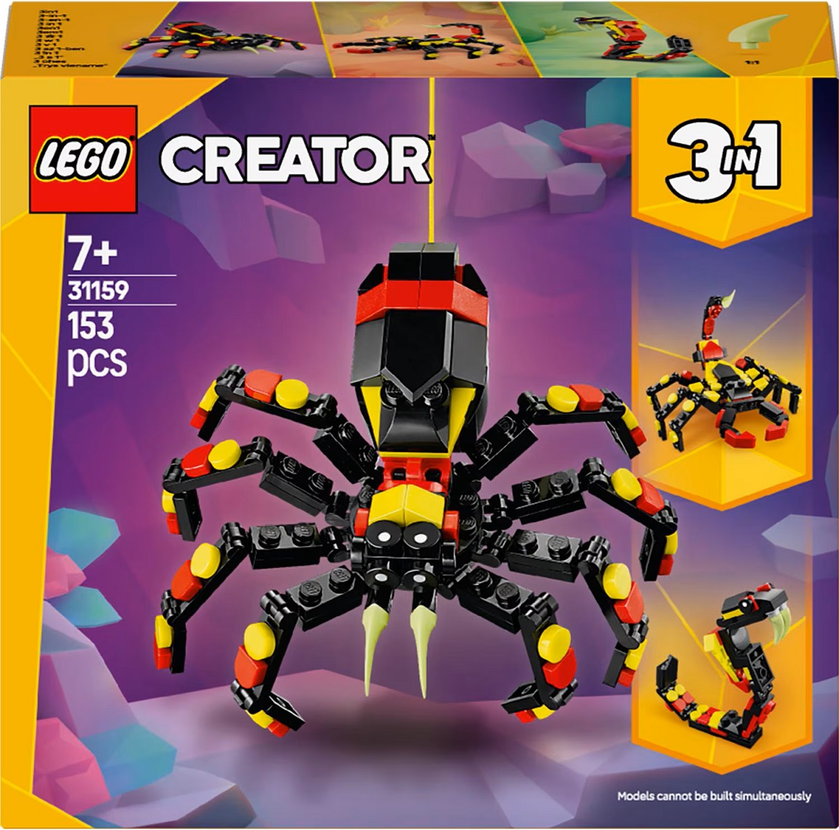 Imaginea produsului 'Lego Creator 3 în 1: Animale sălbatice. Păianjen surprinzător'