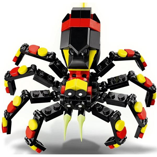 Lego Creator 3 in 1: Animale salbatice. Paianjen surprinzator
