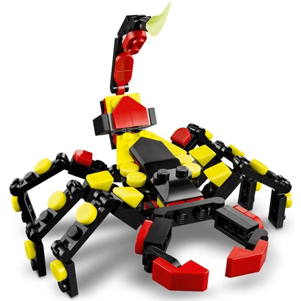 Lego Creator 3 in 1: Animale salbatice. Paianjen surprinzator