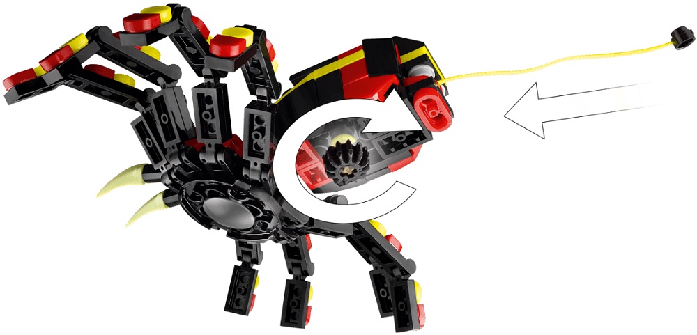 Imaginea produsului 'Lego Creator 3 în 1: Animale sălbatice. Păianjen surprinzător'