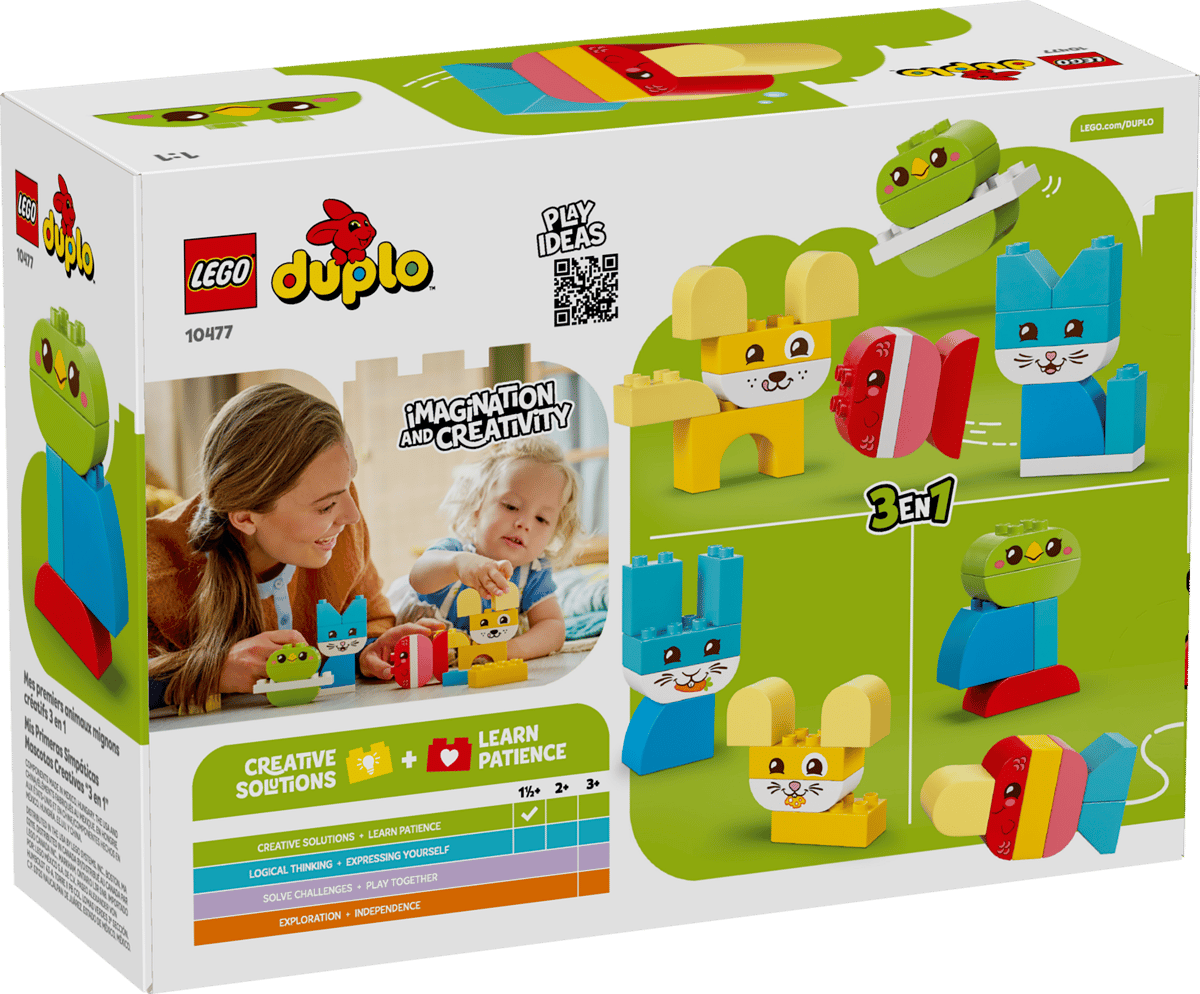 Imaginea produsului 'Lego Duplo. Animaluțe de companie creative 3 în 1'