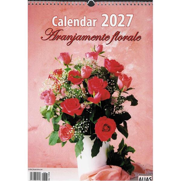 Calendar perete 2027. Aranjamente florale