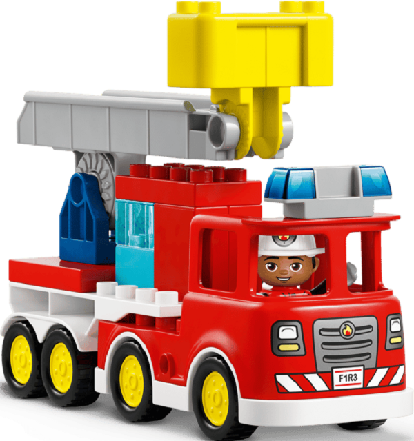 Imaginea produsului 'Lego Duplo. Camion de pompieri cu furtun și pompier'