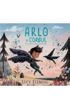 Coperta cărții 'Arlo și corbul - Lucy Fleming'