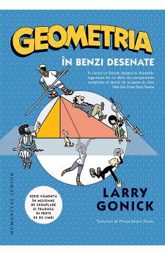 Coperta cărții 'Geometria în benzi desenate - Larry Gonick'