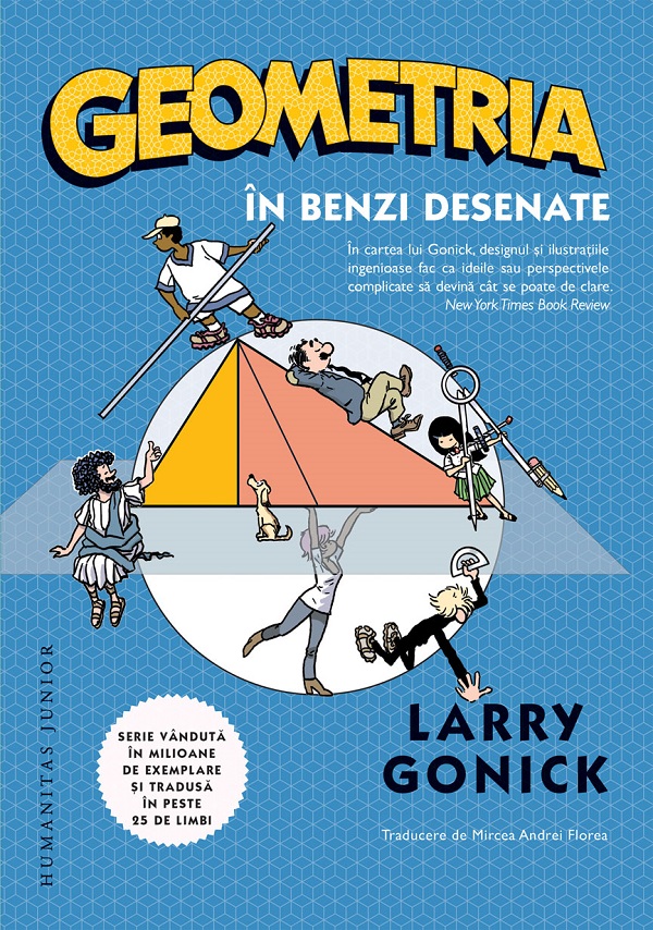 Coperta cărții 'Geometria în benzi desenate - Larry Gonick'